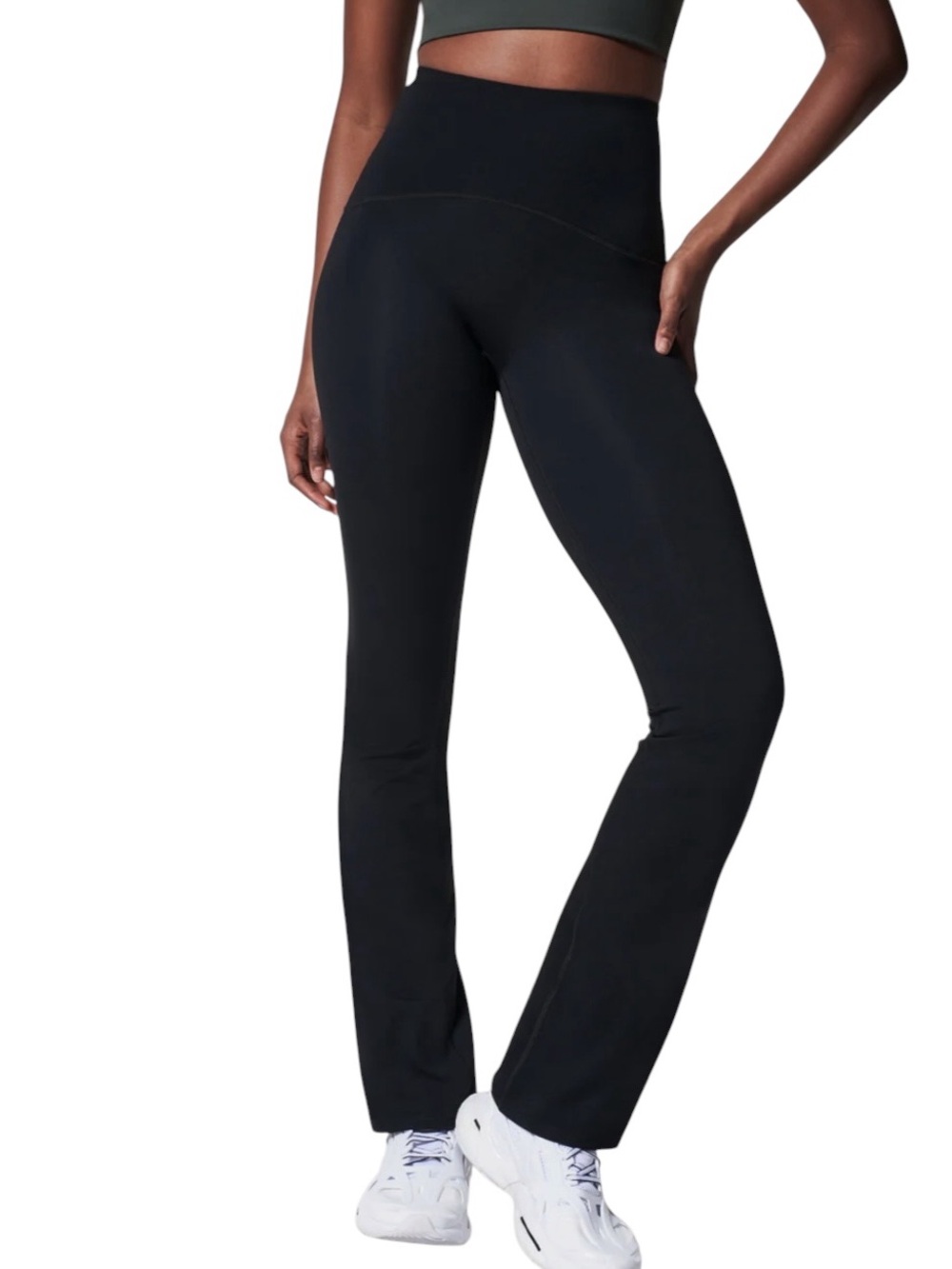 SPANX Flare Pant Performance Fabric leggings size L like new condition